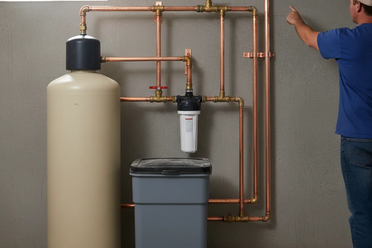 Whole-house water treatment system installed in Saint Francis